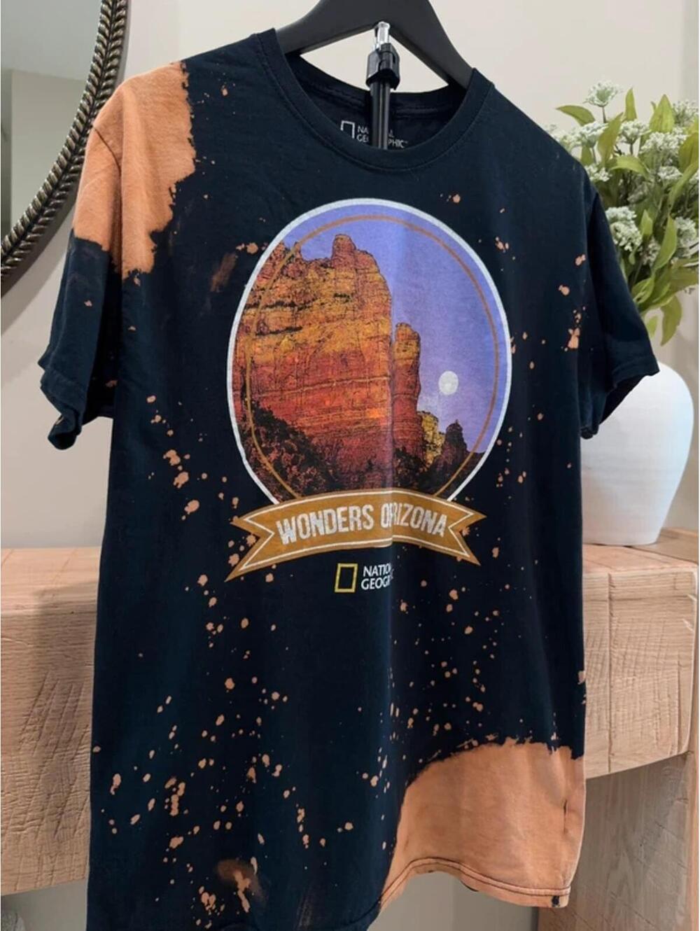 Vintage Y2k Medium Graffic Brown And Black T shirt